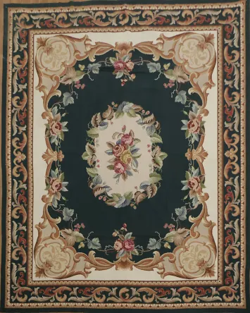 Aubusson Tapestry Chinese Area Rug 8x10