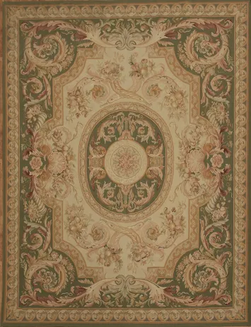 Aubusson Tapestry Chinese Area Rug 8x10