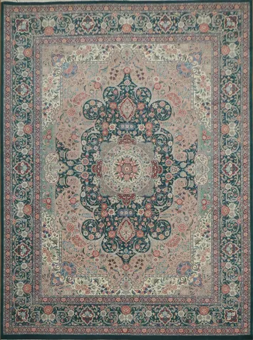 New Oriental Vegetables Dye Aubusson Wool Area Rug 9x12
