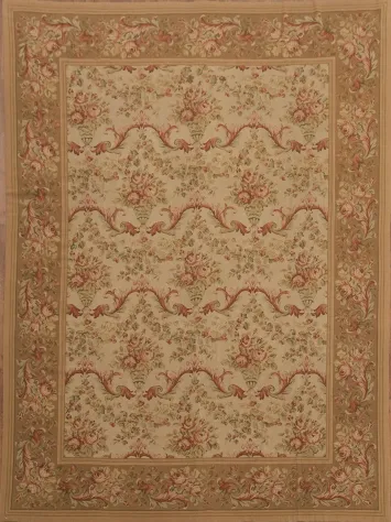 Aubusson Tapestry Chinese Area Rug 9x12