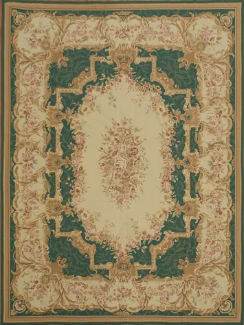 Aubusson Tapestry Chinese Area Rug 9x12