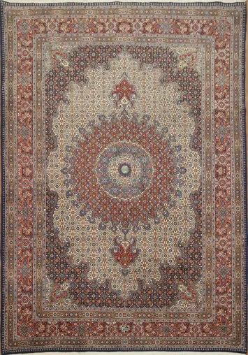 Traditional Medallion Mood Persian Area Rug 7x9