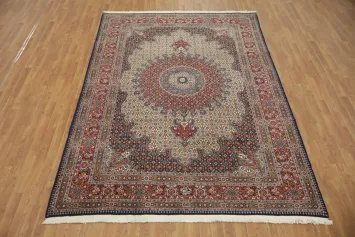 Traditional Medallion Mood Persian Area Rug 7x9