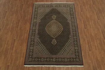 Luxurious Decor: Tabriz Mahi Persian Area Rug 7x10Exquisite Design Rug for Classic Interiors