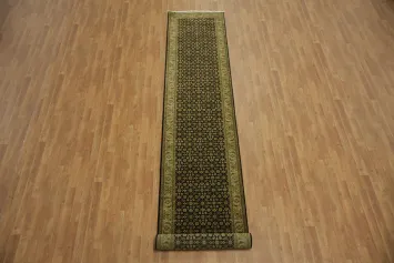 Decorative Oriental Wool Tabriz Runner Rug 2x14