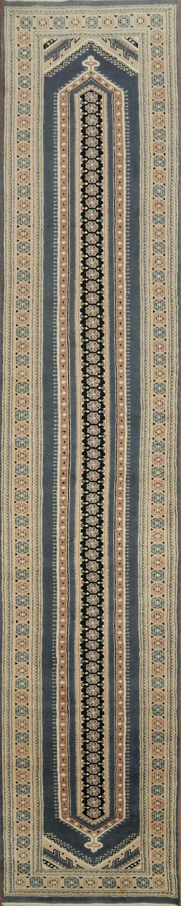 Exquisite Bokhara Runner Rug for Stylish Corridor Interior Design 3x13
