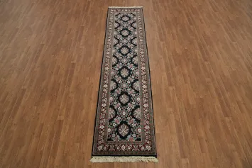 Elegant Floral Hallway Traditional Kashan Oriental Runner Rug 2x10