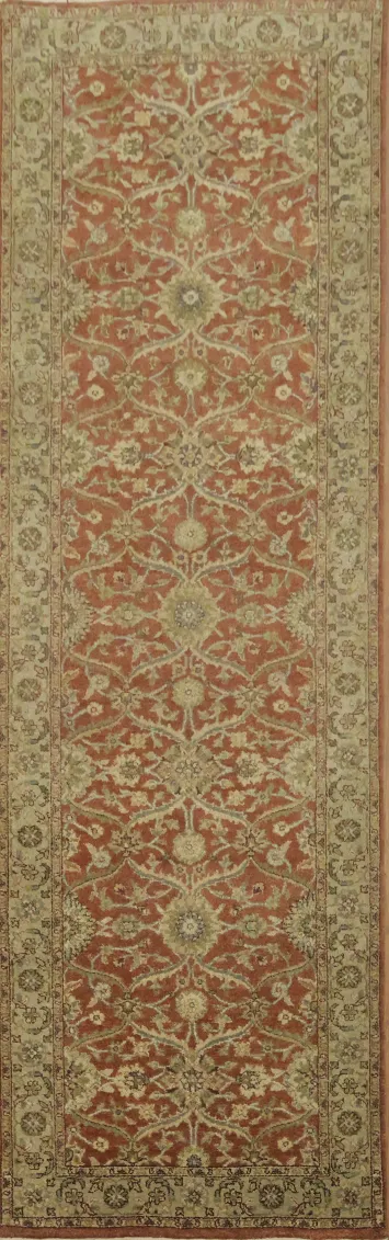 Elegant Runner Traditional Agra Oriental Runner Rug 3x10