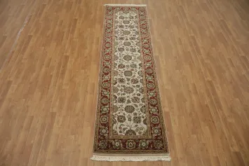 Luxurious Long Traditional Agra Oriental Runner Rug 3x10