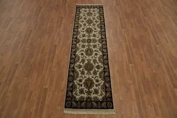 Luxurious Floral Traditional Oriental Agra Runner Rug 3x10