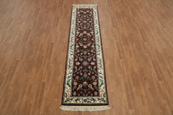 Intricate Traditional Oriental Kashan Runner Rug 3x10
