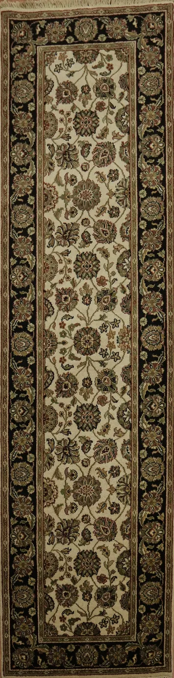 Sophisticated Traditional Oriental Agra Runner Rug 3x10