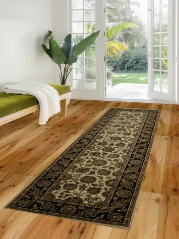 Sophisticated Traditional Oriental Agra Runner Rug 3x10