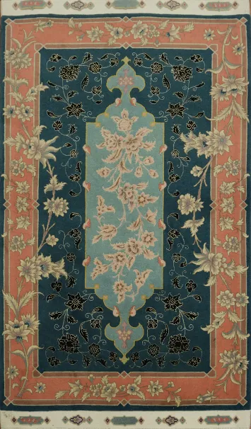 Traditional Persian Tabriz Area Rug 5x3