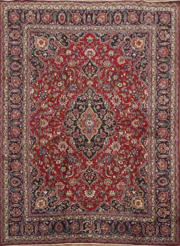 Luxurious Mashad Persian Area Rug 8x11