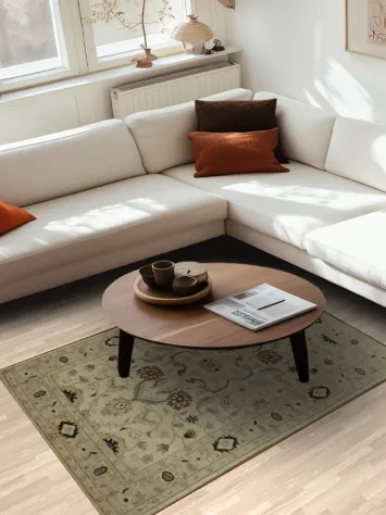 Elegant Floral Traditional Oriental Ziegler Area Rug 4x6