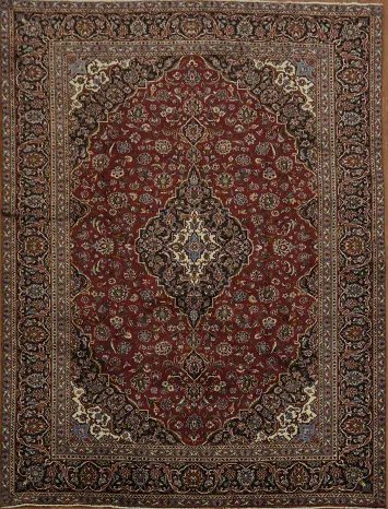 Classic Oriental Kashan Persian Area Rug 9x12