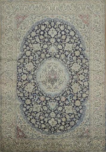 Luxury Nain Persian Area Rug 9x12