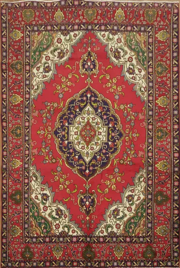Traditional Tabriz Persian Area Rug 6x9