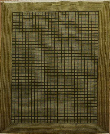 Elegant Geometric Modern Gabbeh Oriental Area Rug 8x10