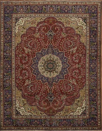 Heritage Beauty: Tabriz Persian Area Rug 10x13