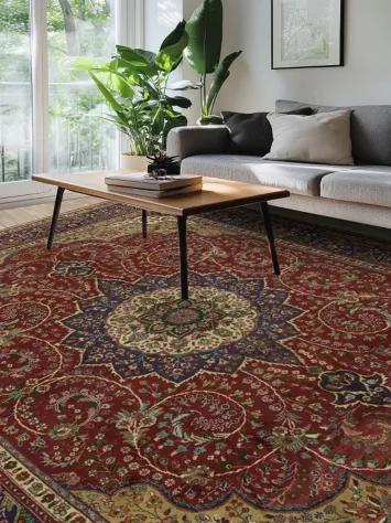 Heritage Beauty: Tabriz Persian Area Rug 10x13