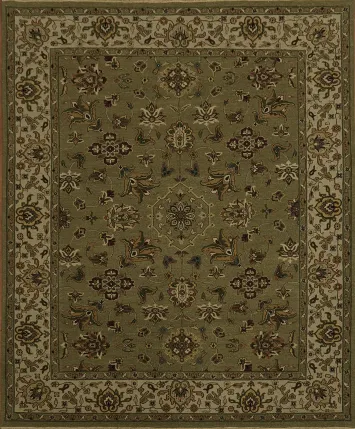 Elegant Olive Traditional Sumak Oriental Area Rug 8x10