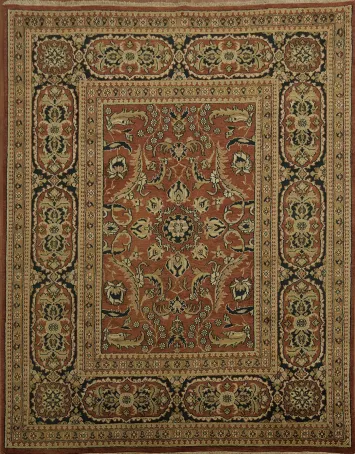 Luxurious Handcrafted Traditional Heriz Persian Area Rug 8x10