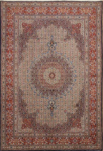 Exquisite Ornamental Vegetable Dye Mood Persian Area Rug 7x10