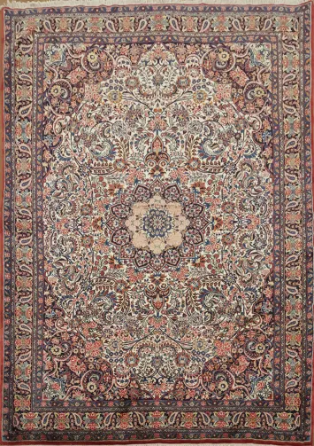 Luxurious Vegetable Dye Bidjar Persian Area Rug 8x11