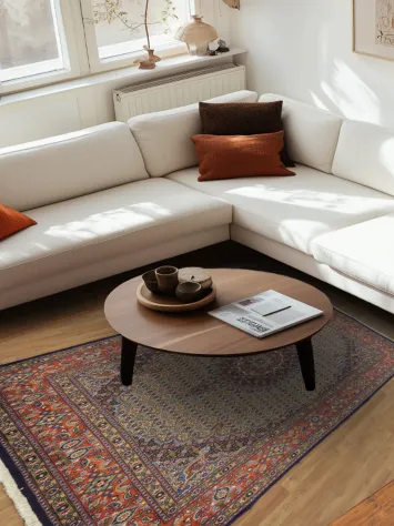 Vegetable Dye Mood Persian Area Rug 6x8