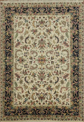 Elegant Floral Traditional Kashan Oriental Area Rug 10x14