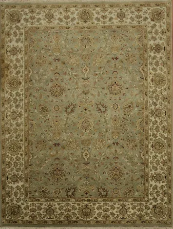 Floral Wool Agra Oriental Area Rug 9x12