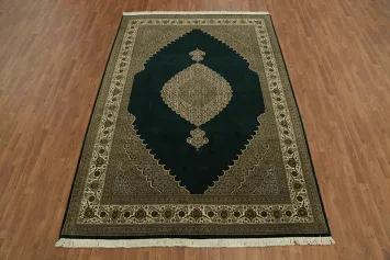 FINE Traditional Vegetable-Dye Tabriz-Mahi Persian Area Rug 7x10