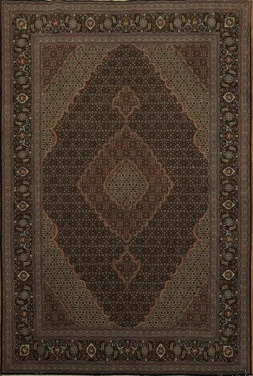 Traditional FINE Vegetable-Dye Tabriz-Mehi Persian Area Rug 7x10