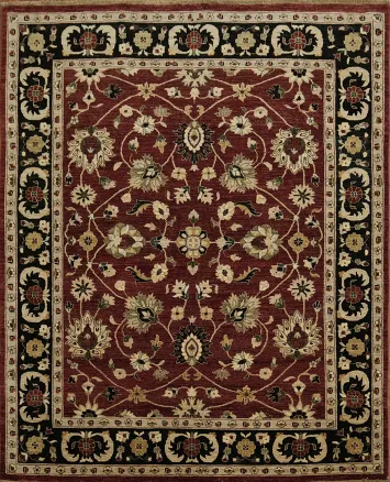 Luxurious Red Peshawar Oriental Area Rug 8x10
