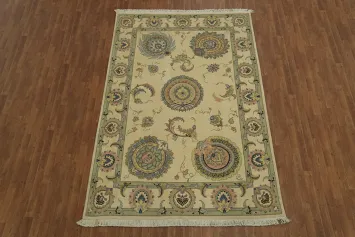 Sophisticated Decorative Tabriz Persian Area Rug 6x10