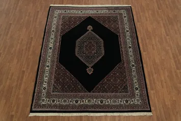 Classic Black Oriental Bidjar Oriental Area Rug 8x10