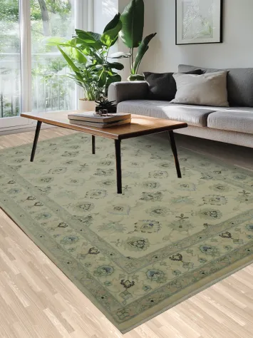 Elegant Hand-Knotted Tabriz Persian Area Rug 6x10