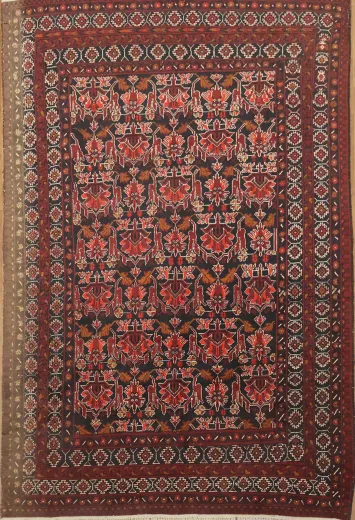 Geometric Balouch Oriental Area Rug 6x9
