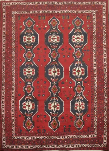 Traditional Red Balouch Oriental Area Rug 7x9
