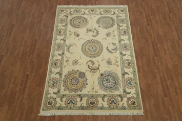 Elegant Traditional Tabriz Persian Area Rug 7x10