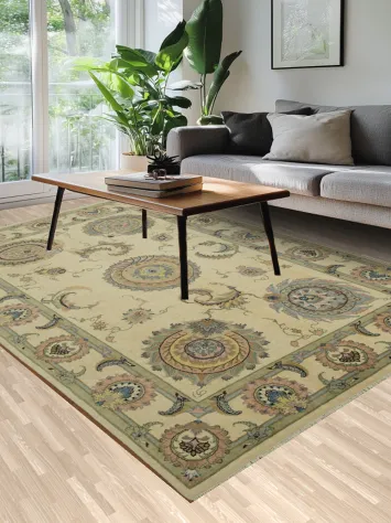 Elegant Traditional Tabriz Persian Area Rug 7x10