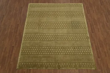 Modern Geometric Nepalese Oriental Area Rug 8x10