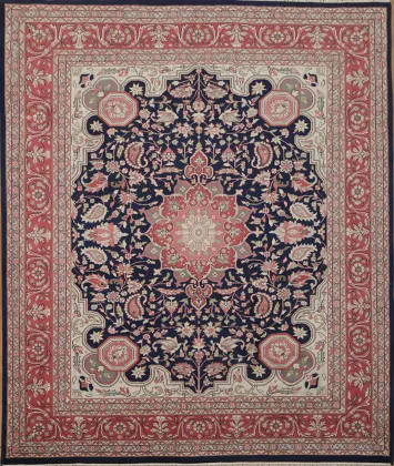 Luxurious Traditional Medallion Traditional Tabriz Oriental Area Rug 8x10