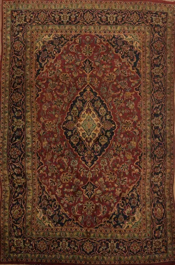 Elegant Mashad Persian Area Rug 6x10