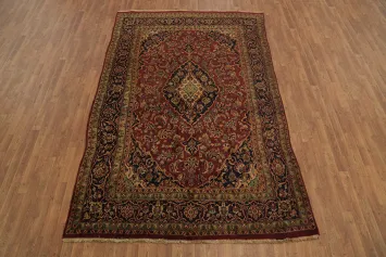 Elegant Mashad Persian Area Rug 6x10