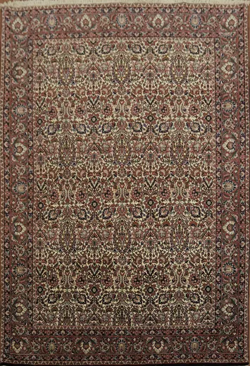 Luxurious Vegetable Dye Bidjar Persian Area Rug 7x10