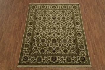 Elegant Floral Pattern Traditional Agra Oriental Area Rug 8x10