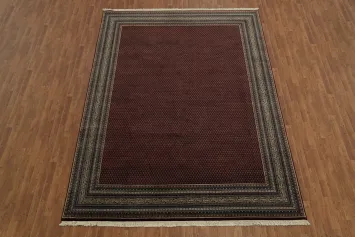 Luxurious Classic Red Traditional Botemir Oriental Area Rug 9x12